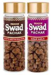 Panjon Swad Khatta Meetha Khajoor & Anar Amla Mukhwas 500gm, (250gm *2 Bottles)