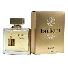 Rasasi Brilliant Gold Eau De Parfum 100ml 3.4 Fl.oz. Unisex Fragrance | Long Lasting