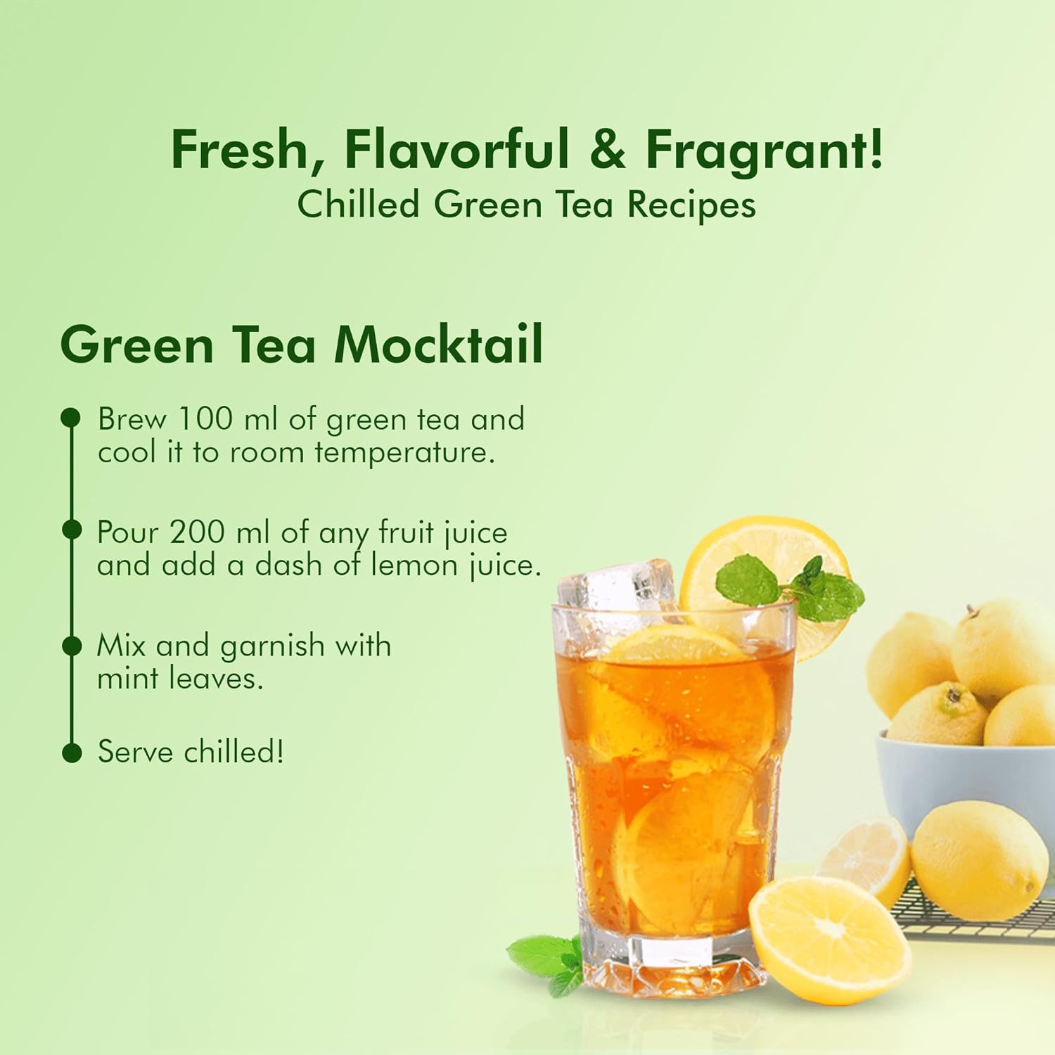 Eco Valley Organic Green Tea - 25 Tea Bags | Ginger Mulethi Lemon Detox Green Tea - Grown In Nilgiris | High Caffeine, Zero Calorie Tea