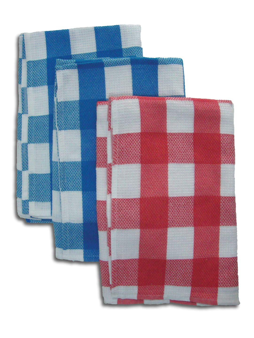 Athom Trendz Living Cotton Bath Towel 600 Gsm | Lightweight, Soft & Absorbent, Quick-Drying, Skin-Friendly, Luxury Quality, Durable Towel - Pack Of 3 (Red & Blue)