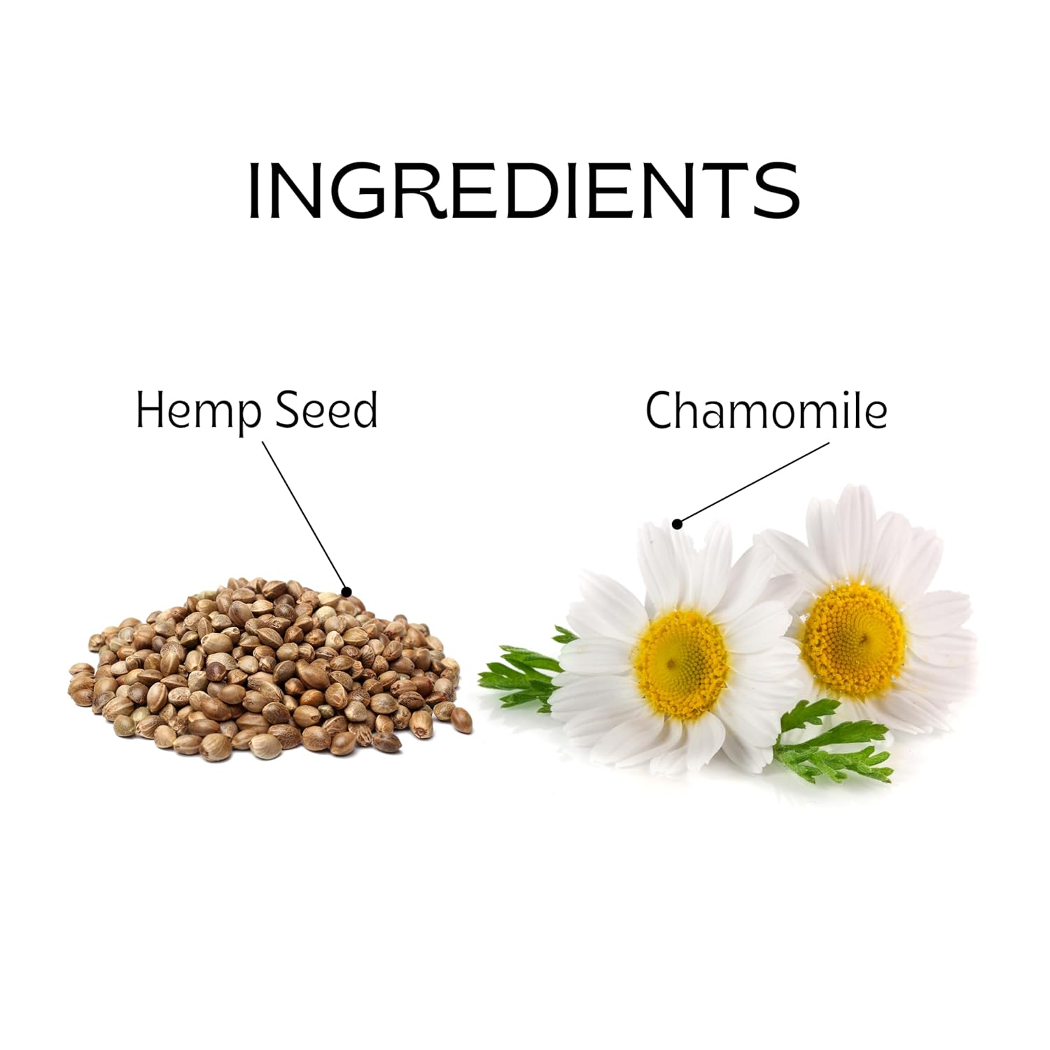 TE-A-ME Hemp Chamomile Calm Tea - Pack Of 3 X 25 Infusion Tea Bags | Chamomile Tea For Good Sleep - Caffeine Free, Biodegradable