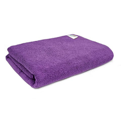 Softspun Microfiber Bath & Hair Care Towel 340 Gsm | Ultra Absorbent Super Soft & Comfortable Quick Drying For Men & Women Daily Use Extra Large Size Towel (Purple)