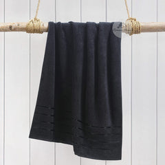 Roman Home Cotton Soft Bath Towel 500 Gsm (Black)