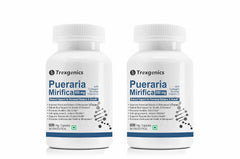 Trexgenics Pueraria Mirifica Extract 550mg With Collagen Booster Vitamin C | 60 Vegetarian Tablets , 100gm 0.2lbs , Each Pack Of 2
