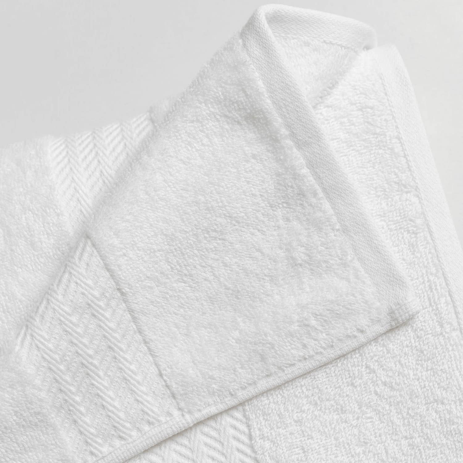 Ddecor Live Beautiful 100% Cotton Bath Towel 500 Gsm | Large Size Bath Towel Soft & Absorbent For Men & Women (White)