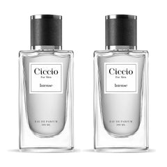 Ciccio Intense Eau De Parfum For Men 100ml 3.4 Fl.oz. Each Pack Of 2 | Long Lasting Luxury Fragrance