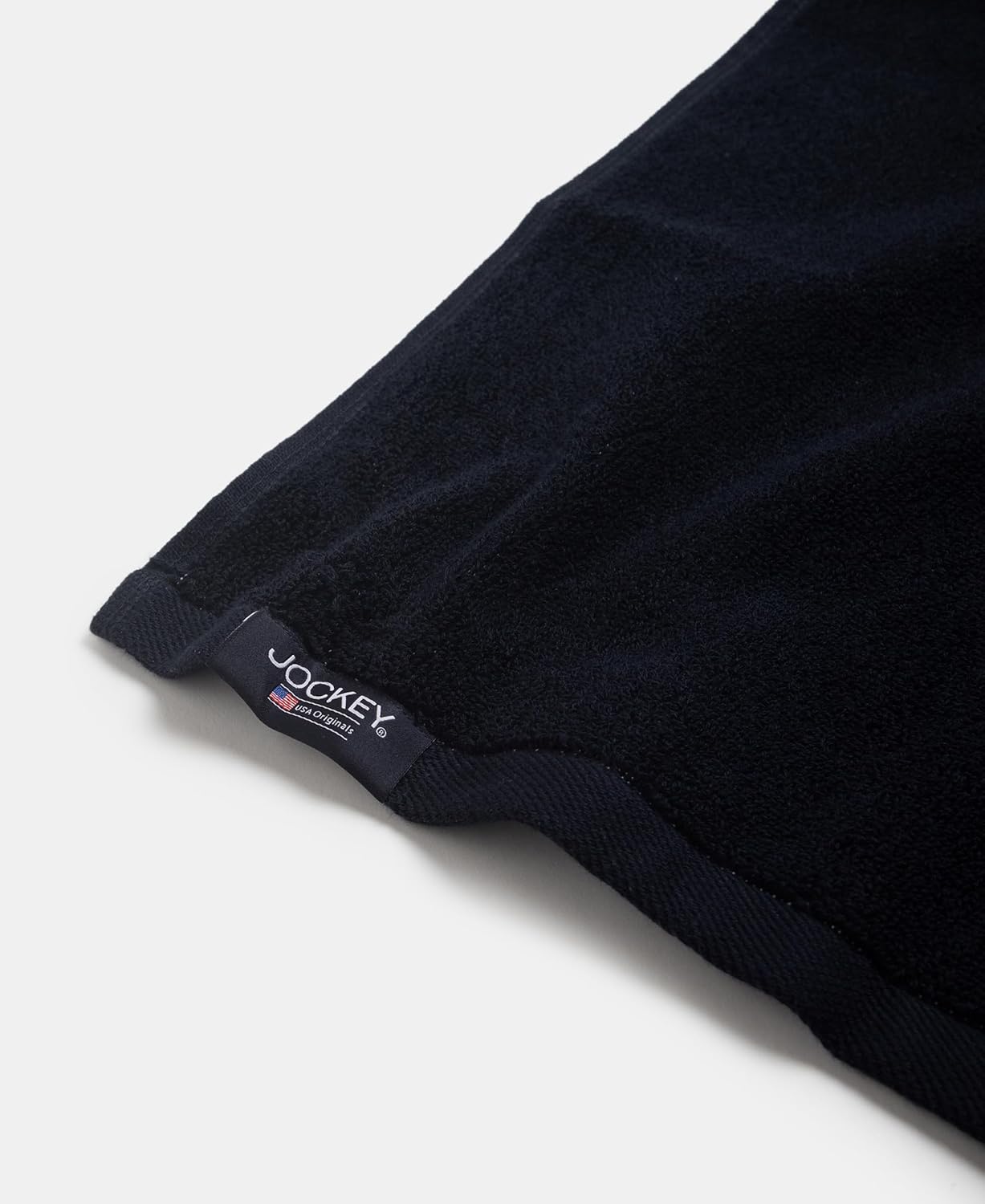 Jockey T224 Men'S Cotton Hand Towel 400 Gsm | Rich Terry Ultrasoft & Durable Printed Hand Towel (Pack Of 2) - Deep Navy