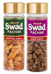 Panjon Swad Meetha Amla & Anar Amla Pachak Mouth Fresheners 235gm, (115gm *2 Bottles)