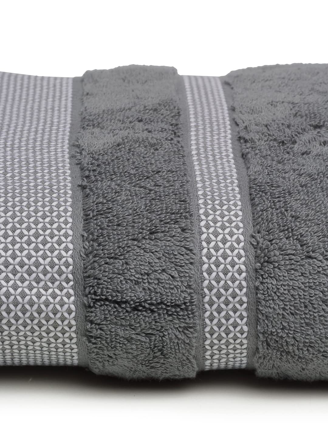 Spaces Hygro Cotton Bath Towel 600 Gsm | Blooms Softer When Washed Ultra Absorbency Dries You Quicker (Grey)