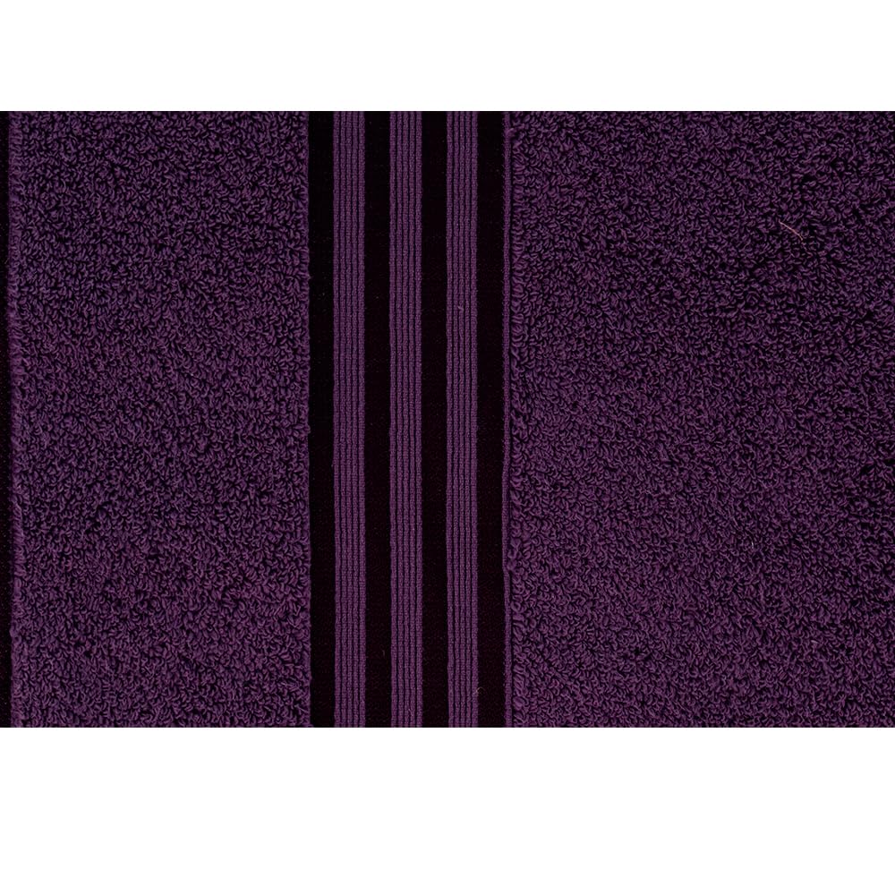 Casa Copenhagen Egyptian Cotton Exotic Hand Towel 400 Gsm (Zt Dark Purple)- 2 Pcs