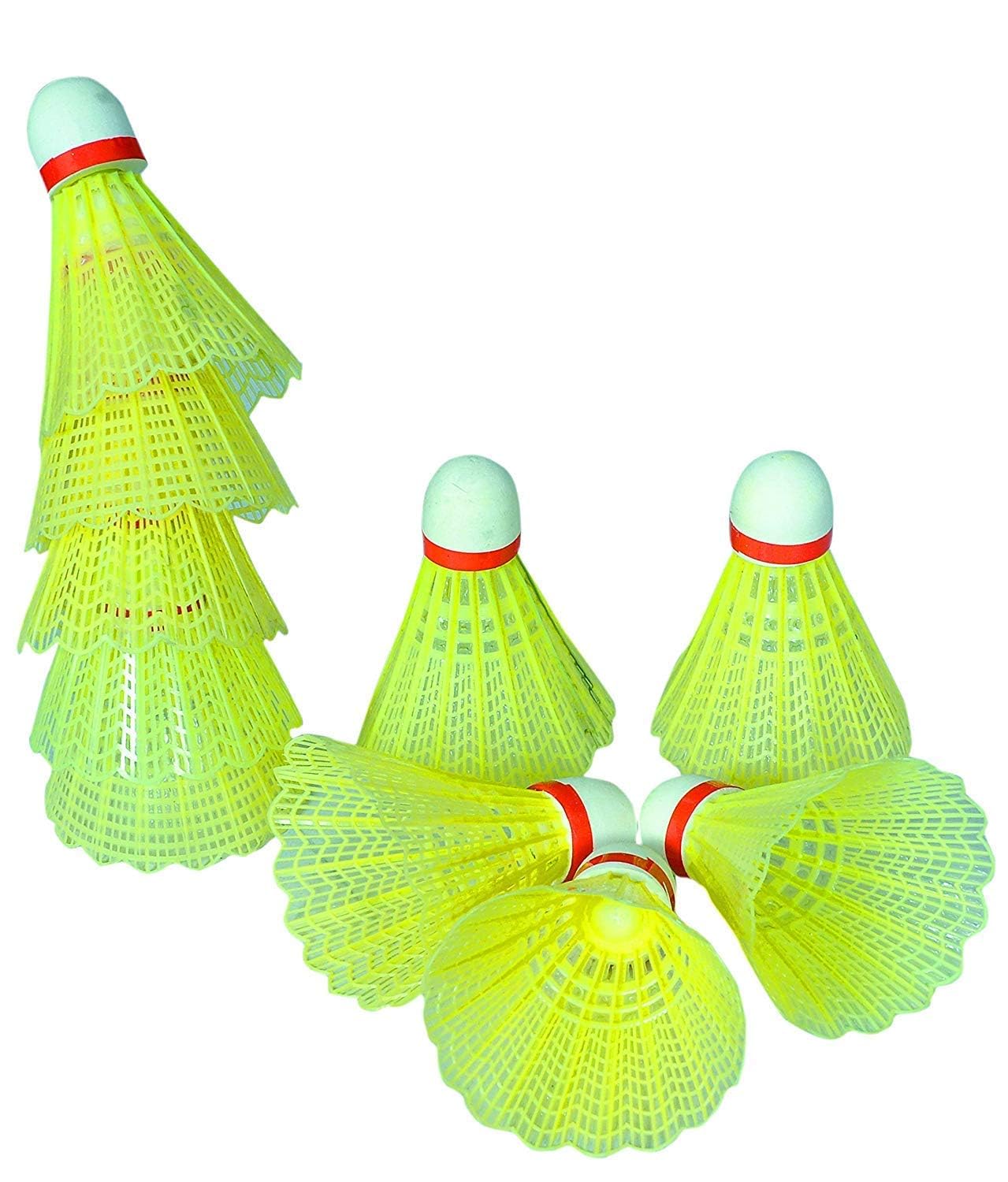 Vankab Nylon Quality Badminton Shuttlecock | Green , Pack Of 10 | For Beginners With Premium Quality