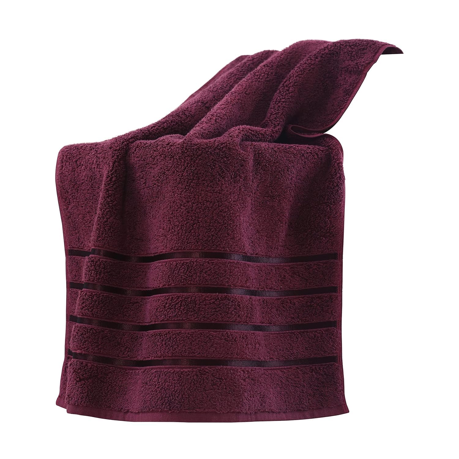 Cotton Bath Towel 450 Gsm (Maroon)