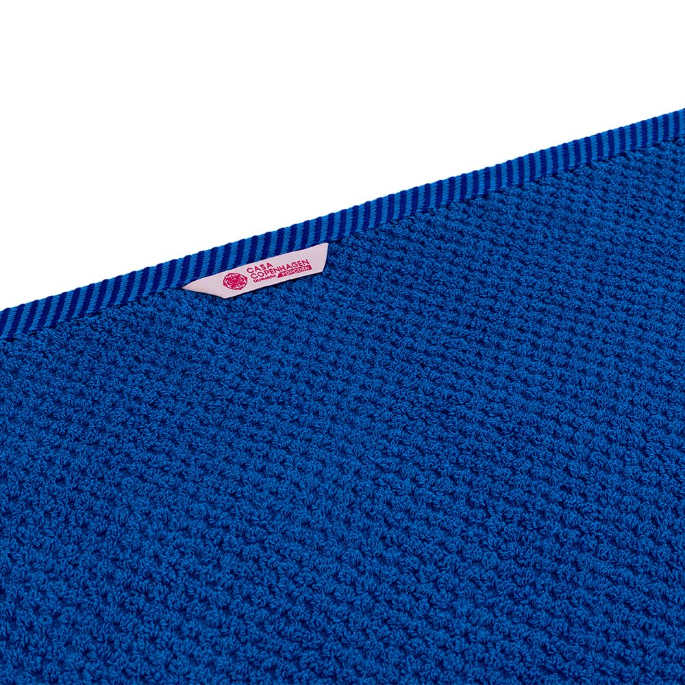 Casa Copenhagen Egyptian Cotton Exotic Hand Towel 400 Gsm (P Electric Blue)- 2 Pcs