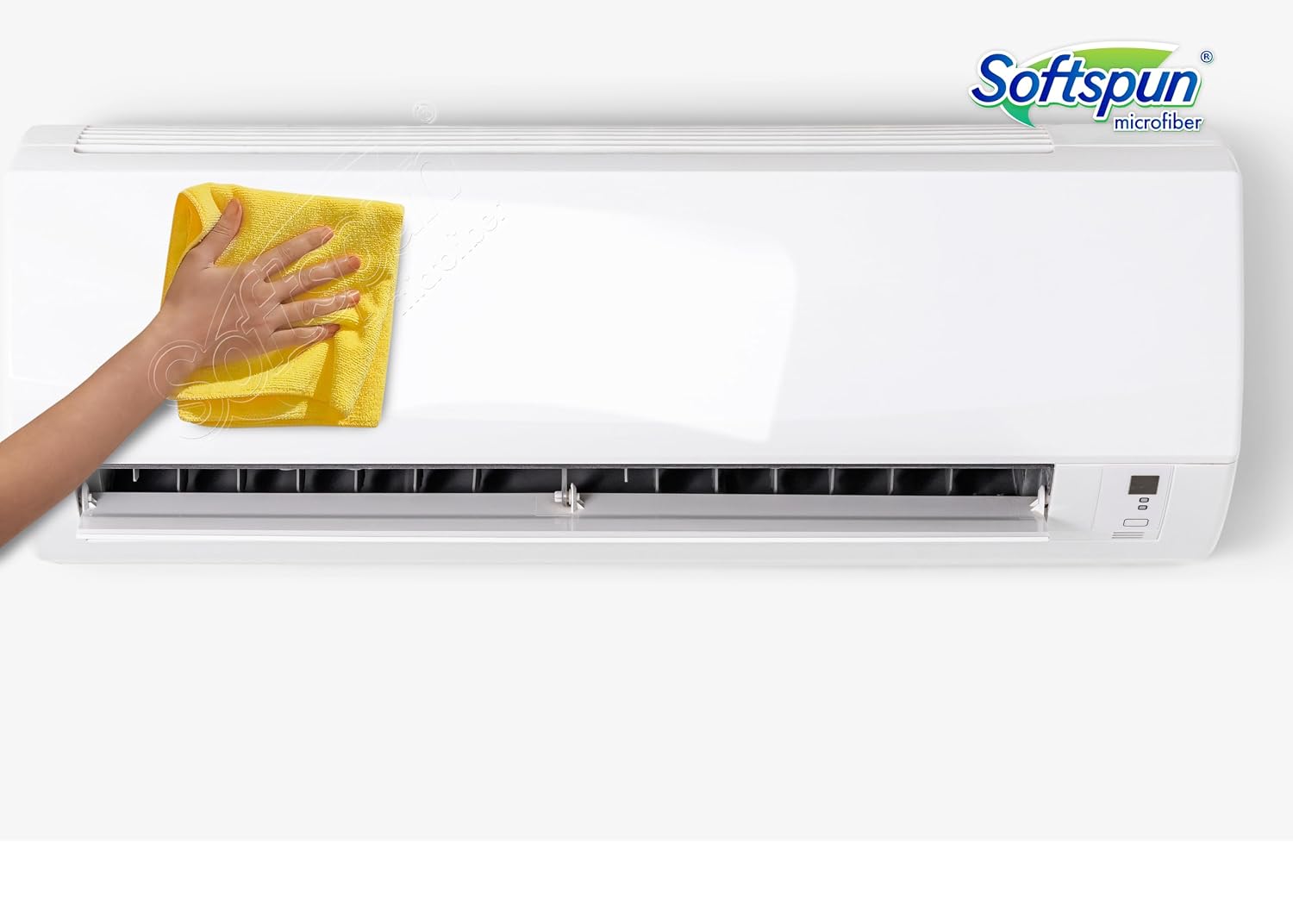 Softspun Microfiber Cleaning Cloths Towel 300 Gsm | Thick Lint & Streak-Free Multipurpose Cloths Automotive Microfibre Towels For Car, Bike Cleaning Polishing Washing Pack Of 5 (Yellow)