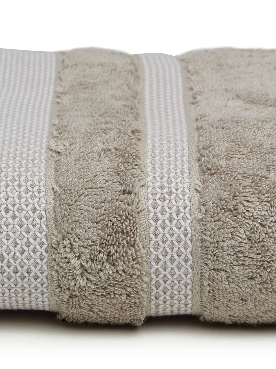 Spaces Hygro Cotton Bath Towel 600 Gsm | Blooms Softer When Washed Ultra Absorbency Dries You Quicker (Brown)