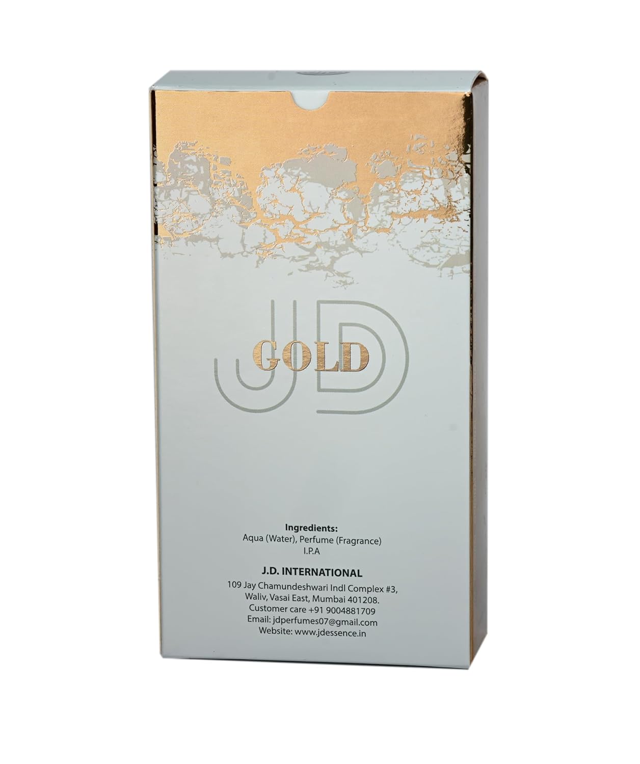 JD International  JD Gold Unisex Perfume With Long Lasting Fragrance - 100ml, 3.4 Fl.oz. | Perfume For Men & Women