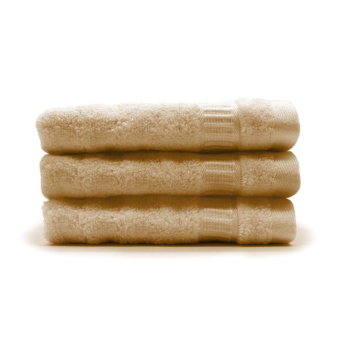 Mush 100% Bamboo Face Towel 500 Gsm | Ultra Soft, Absorbent, & Quick Dry Towels For Facewash, Gym, Travel | Pack Of 3 (Golden Brown)