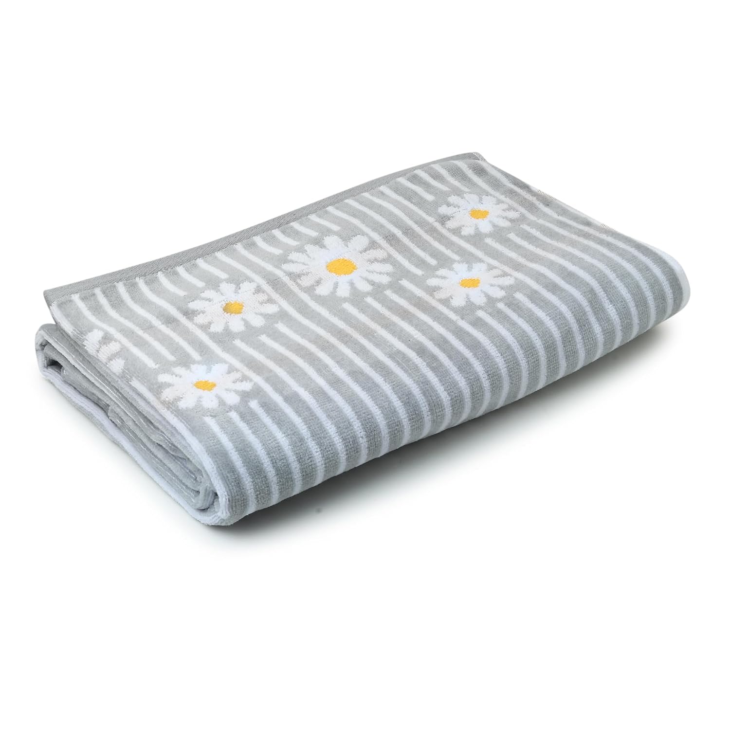 Brodloom Cotton 1 Bath Towel + 2 Hand Towels 950 Gsm | Ultra Soft, Quick Dry & Premium Gift Set Towel (Grey)