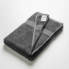 Ddecor Solid Bath & Hand Towel 900 Gsm (Grey) - Pack Of 3
