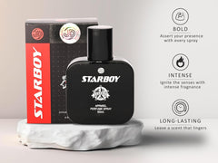 JD International Star Boy Black Apparel Unisex Perfume With Long Lasting Fragrance - 60ml, 2.04 Fl.oz. | Perfume For Men & Women