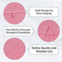 Fezora Microfiber Contler Bath Towels 700 Gsm | Large Size Bath Towel Soft & Absorbent Bath Towel For Men & Women (Peach & Dark Grey)- Pack Of 2