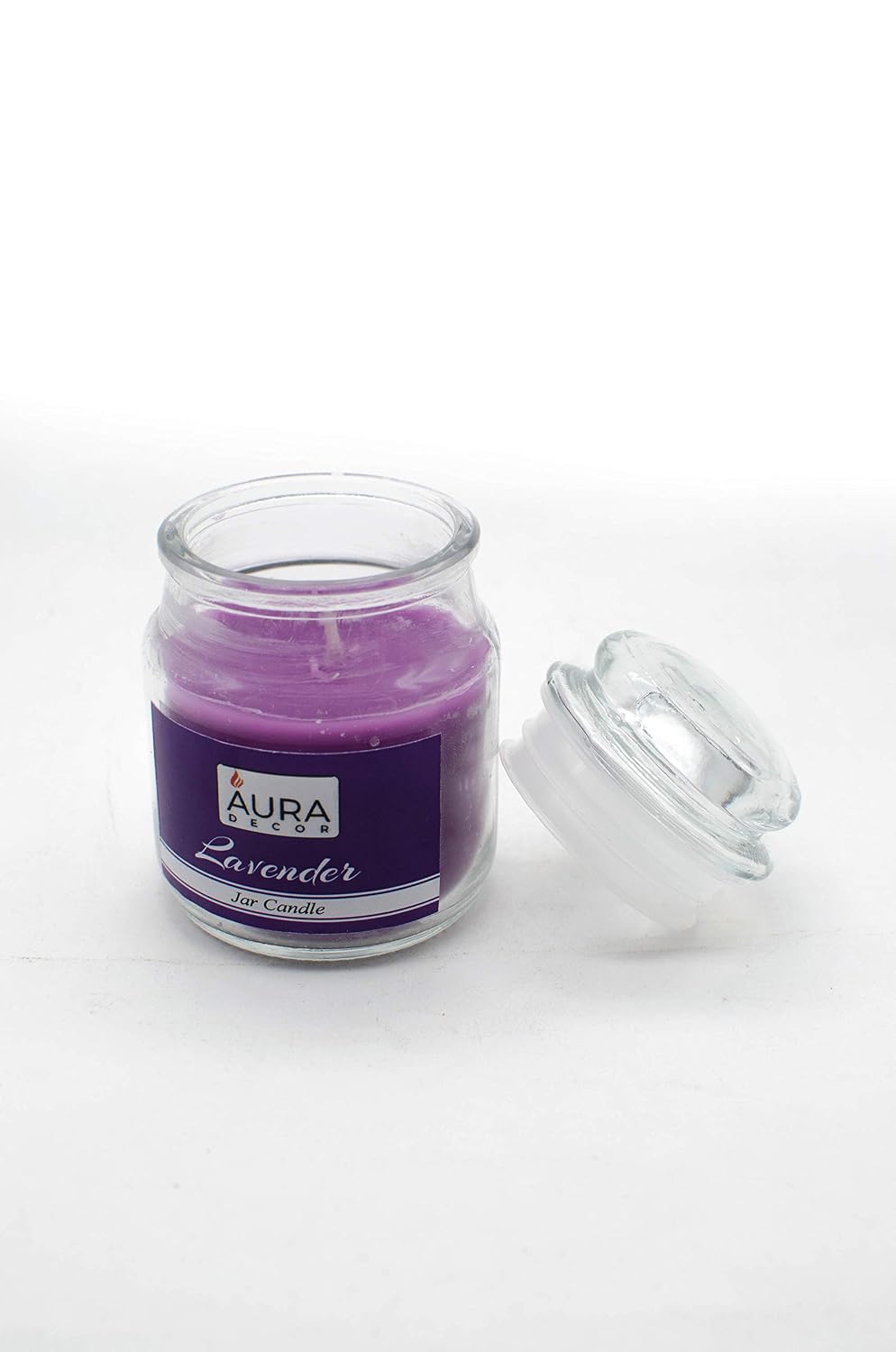 LAVENDER FRAGRANCE JAR CANDLE | PARAFFIN WAX PERFECT FOR ROMANTIC CANDLE LIGHTS