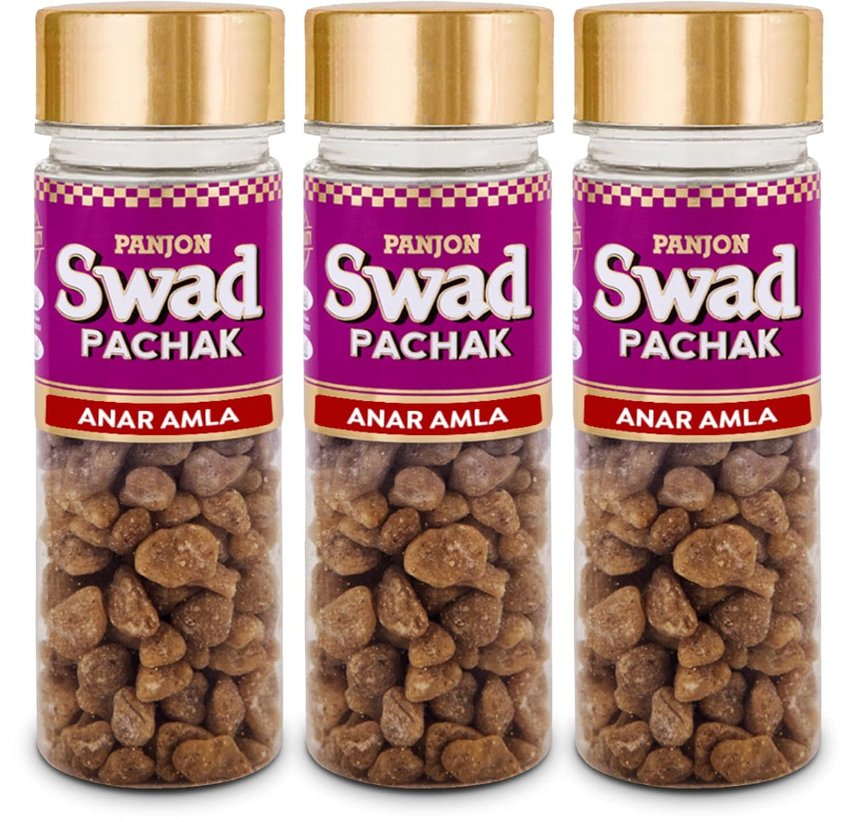 Panjon Swad Anar Amla Candy Mukhwas 360gm, (120gm *3) | Digestive Mouth Freshener