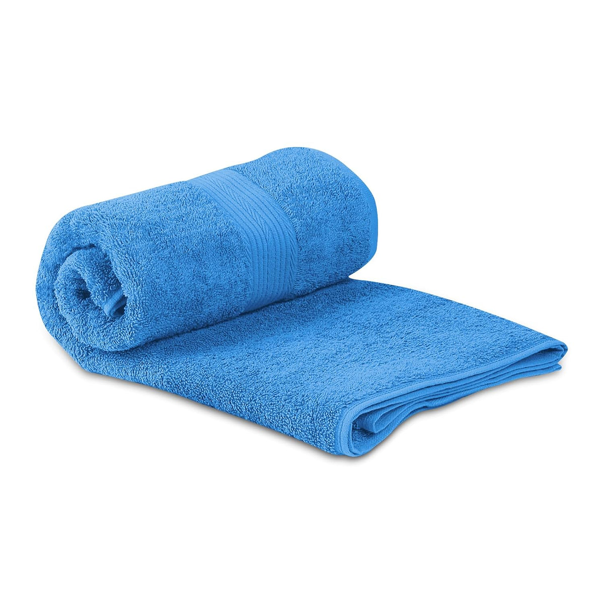 House Of Terry 100% Cotton Bath Towel 500 Gsm | Quick Dry, Soft & Absorbent, Fade-Resistant, Skin-Friendly, For Men & Women Towel (Blue)