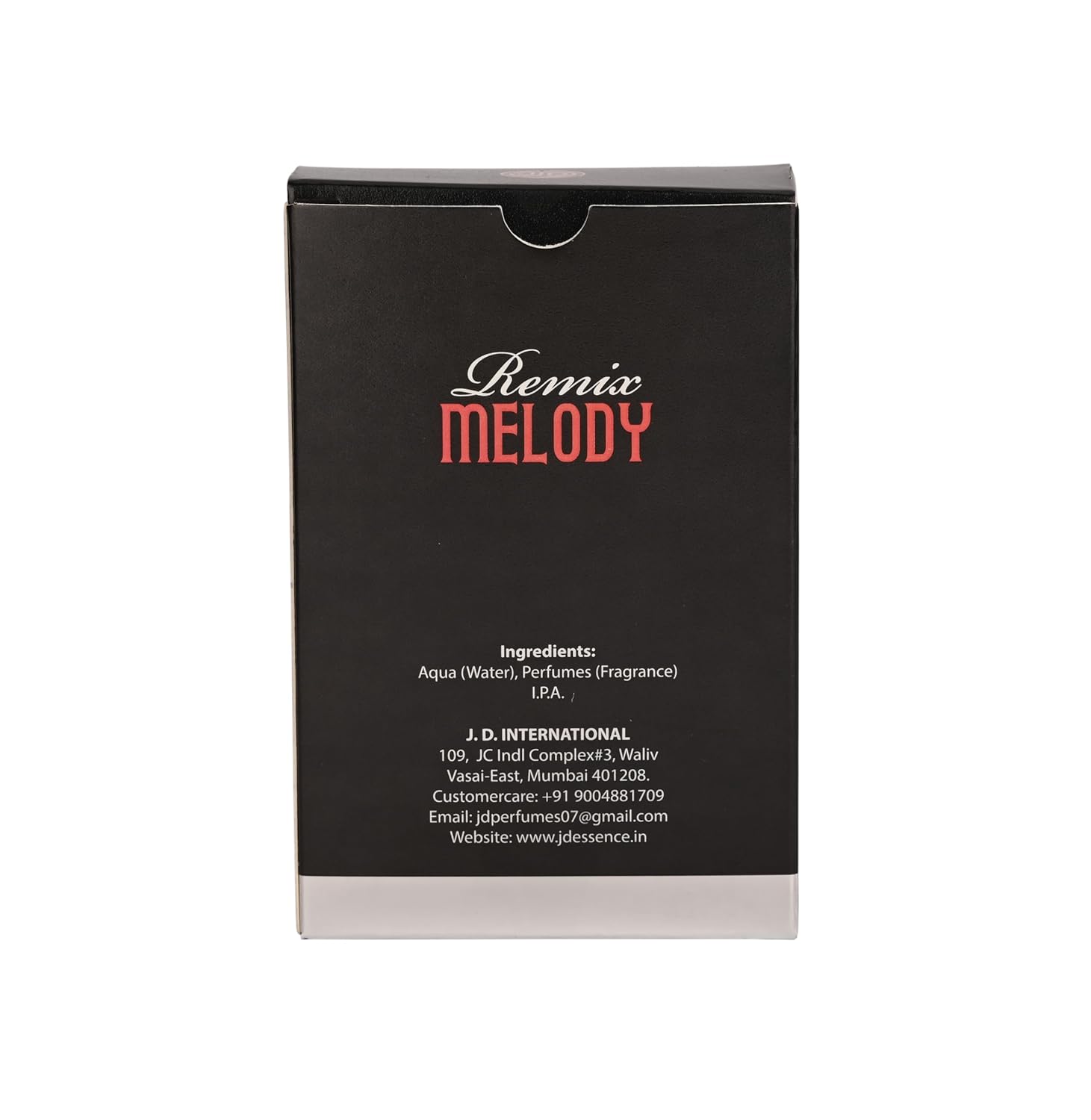 JD International Remix Melody Apparel Unisex Perfume With Long Lasting Fragrance - 30ml, 1.02 Fl.oz. | Perfume For Men & Women