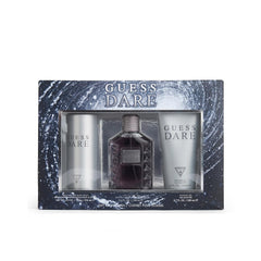 Guess Dare Eau De Toilette 3.4 Fl.oz. + Shower Gel 6.7 Fl.oz.+ Body Spray 5.9 Oz. | Perfect Gift Set For Men