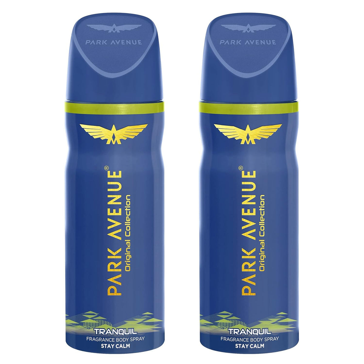 PARK AVENUE TRANQUIL DEODORANT BODY SPRAY FOR MEN 150ML 5.0 FL.OZ. EACH PACK OF 2