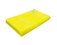 Softspun Microfiber Gym & Sports Sweat Towel 340 Gsm | Ultra Absorbent Lightweight Ultracompact Quick Drying For Working Out, Camping Hiking Travel Men & Women (Yellow)