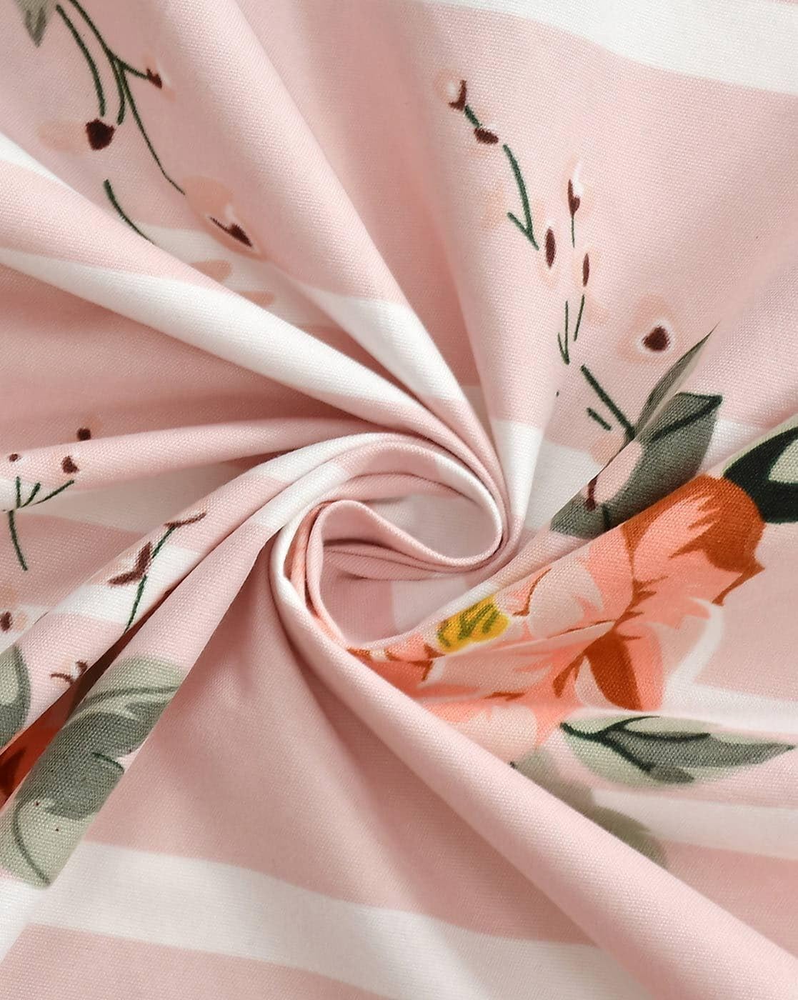Elastic Fitted Bedsheet Queen Size With 2 Pillow Covers - 60 X 78 Inches, Pink | Lightweight, Soft & Comfortable | Durable & Long Lasting Wrinkle Resistant Fabric