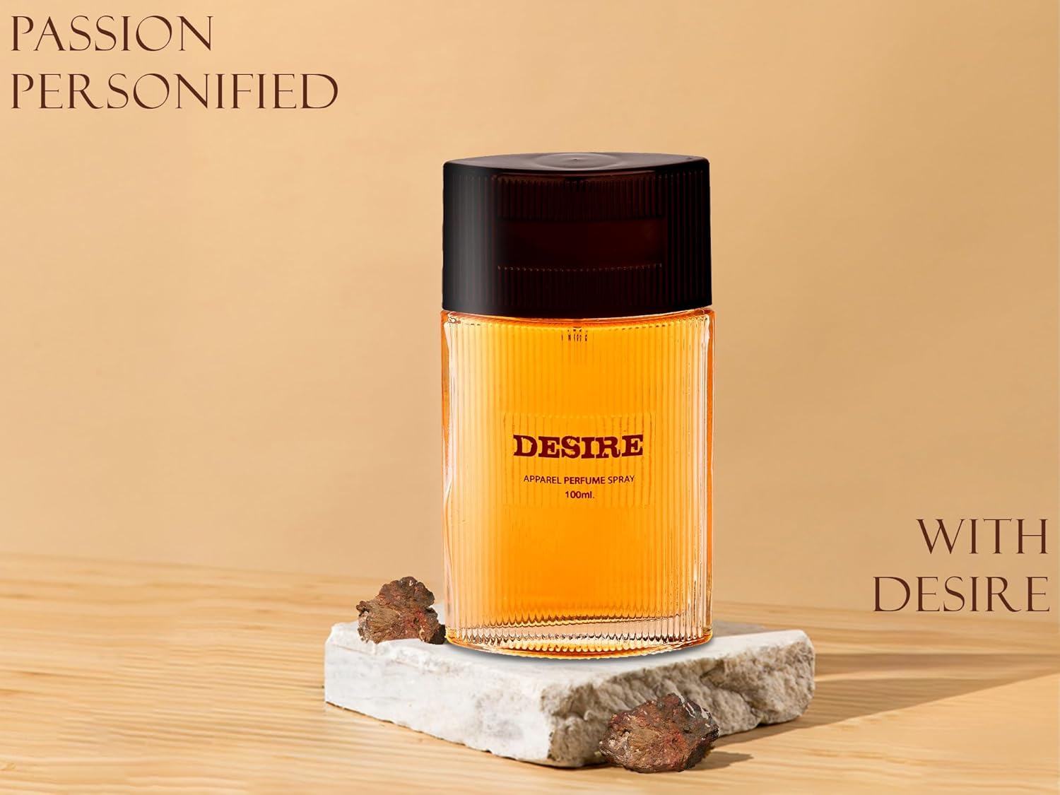 JD International Desire Apparel Unisex Perfume With Long Lasting Fragrance - 100ml, 3.4 Fl.oz. | Unisex Perfume