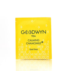 Goodwyn Calming Chamomile Herbal Tea - 100 Enveloped Tea Bags | Boosts Immunity, Relieves Stress - Handpicked & Farm Fresh Herbal Tea | Caffeine Free, No Preservatives