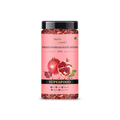 Manhar Organics Dried Pomegranate Seeds - Anar Dana Tangy & Sweet, Perfect For Cooking, Snacking & Garnishing, Rich In Antioxidants | 125gm 0.2lbs