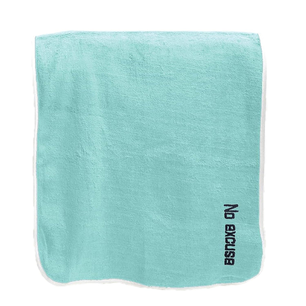 Housse Premium Soft Microfiber Embroidery Bath Towel 350 Gsm | Soft Absorbent Quick-Drying Sweat Towel (No Excuse - Fluroescent)