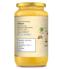 Pure A2 Desi Pure Handmade Cow Ghee By Curdlay | High In Protein Fiber Healthy Nutrients Desi Ghee Good For Cooking | (500ml) 16.9 Ounce | Jar Pack