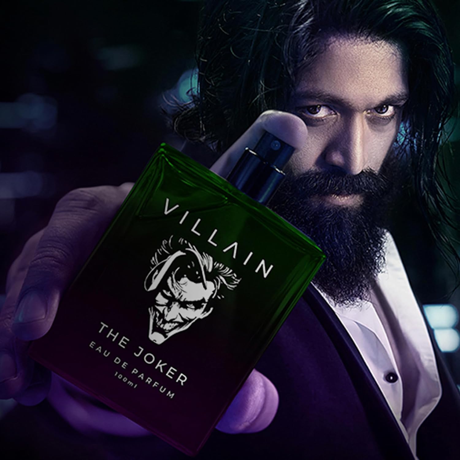 Villain The Joker Eau De Parfum 100ml 3.4 Fl.oz. Masculine Fragrance | Luxury Perfume | Long Lasting