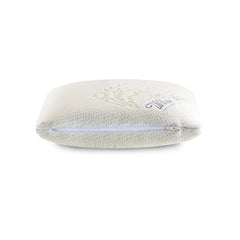 Memory Foam Pillow, Travel, Road Trips, Airplane Use - 14 L X 12 W X 3 H Inch | For Neck & Back Support, Lightweight, With Washable Pillow Cover | Camping Pillow - Pack Of 1