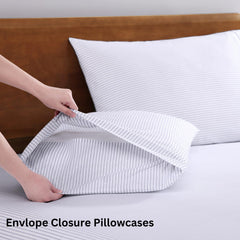 1 Elastic Fitted Bedsheet For Super King Size & 2 Pillow Cover - 72 X 78 Inches, White | Durable & Fade Resistant | Pure Comfort Of Organic Cotton