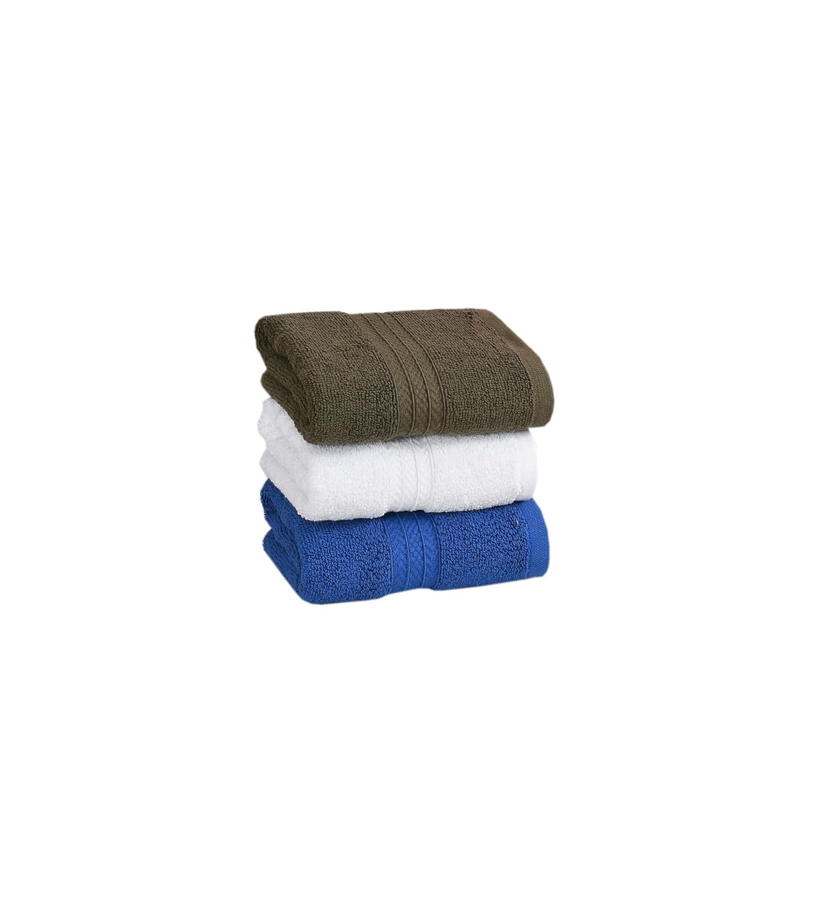 Pure Cotton Quick Dry Hand Towel 600 Gsm | Luxury Quality, Cotton Hand Towels For Home, Kitchen & Sports (Multicolor) - Pack Of 3