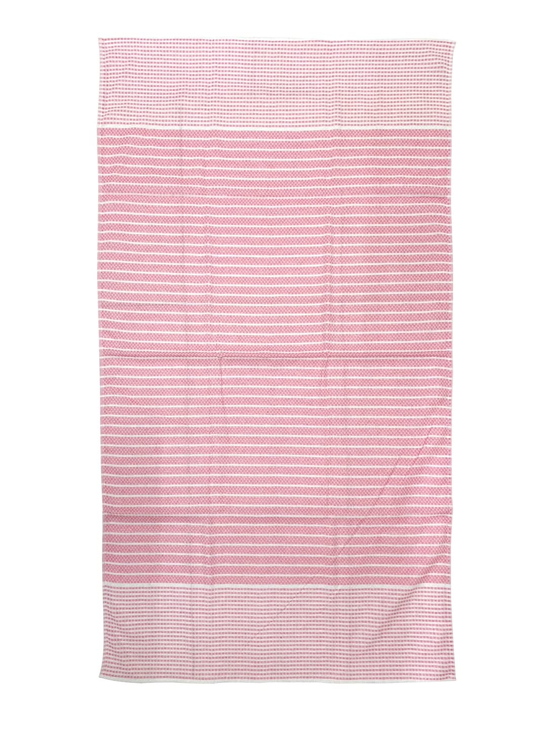 Athom Living Premium Cotton Light Weight Quick-Dry High Absorbent Cotton Bath Towel 250 Gsm, (Pink Stripes)