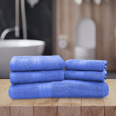 Sassoon Anatolia Bath + Hand & Face Towel 1200 Gsm (Heaven) - Pack Of 5