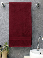 Lrsdaa A New 100% Cotton Bath Towels 500 Gsm | Super Absorbent & Soft Bath Towel For Men & Women (Maroon)