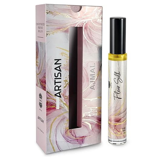 Ajmal Women Artisan Fleur Silk Long-lasting Concentrated Perfume Roll-on 10ml 0.3 Fl.oz. | Perfect Gift For Wife