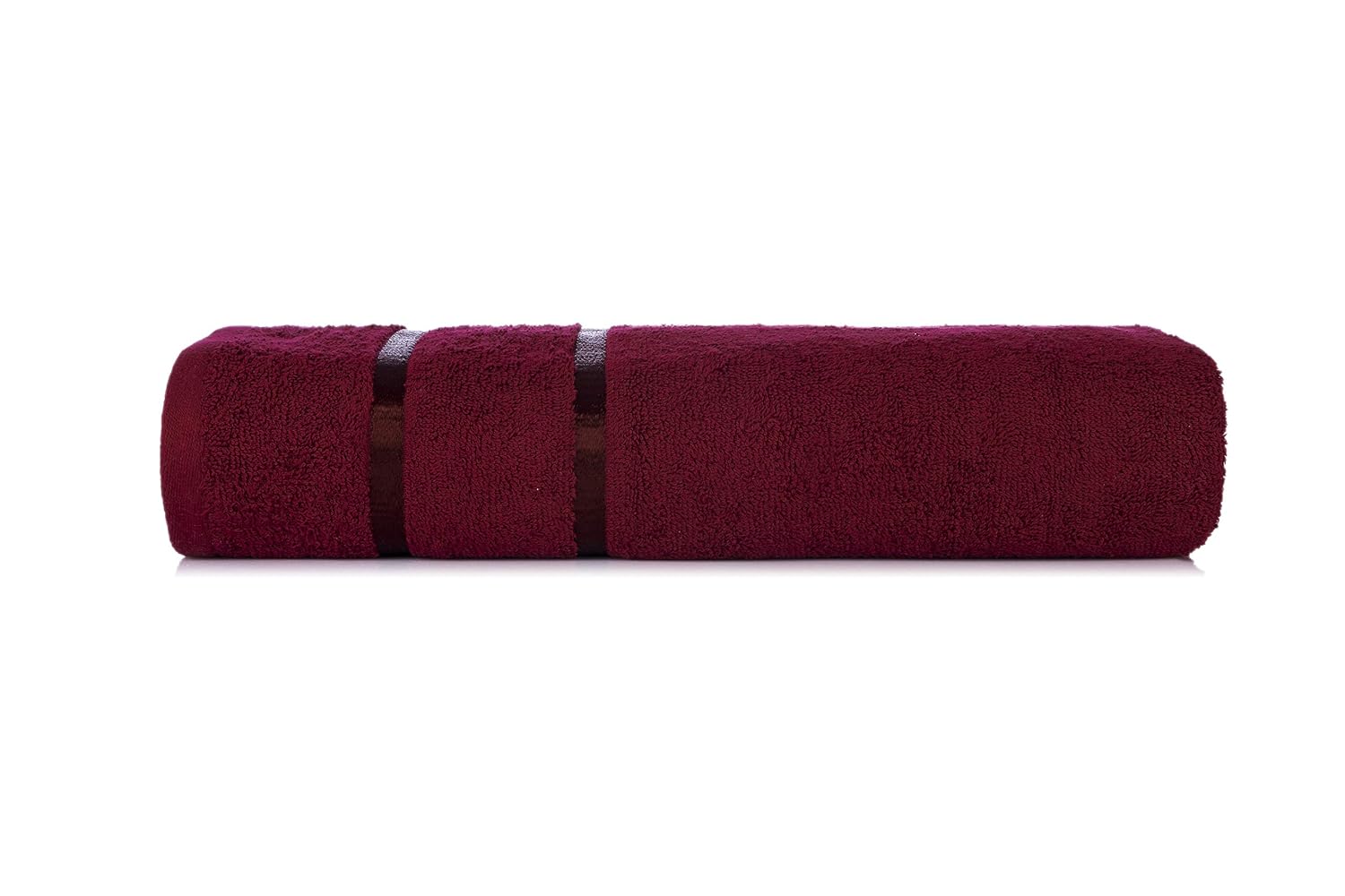 Casa Copenhagen Egyptian Cotton Exotic Hand Towel 400 Gsm (Cabernet Red)- 2 Pcs