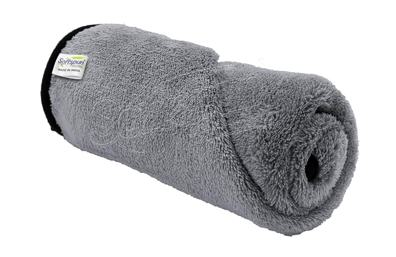 Softspun Microfiber Bath Towel 495 Gsm | Super Soft & Comfortable, Quick Drying, Ultra Absorbent In Large Size (Light Grey)