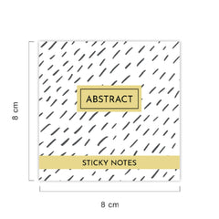 Beautiful Designs & Boho Sticky Notes, 25 Of Each Of The Flags, Abstract - Multicolor