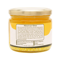 Premium A2 Gir Cow Ghee By Gouveda | Vedic Hand Churned Bilona Method Desi Gir Cow Ghee Perfect For Puja | (300ml) 10.1 Ounce | Jar Pack
